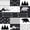 Black Gray White, variant on Erosebridal Vintage Cabin Patchwork Zipper Twin Comforter Sets with Fitted Sheet and 2 Pillowcases,Maple Bear Buck Print Zipper Bedding Set For Boys,Black Reversible,4 Pieces