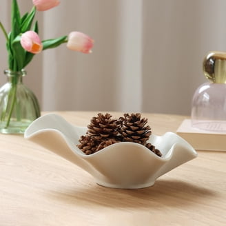 Ceramic Assorted Fruit Basket Centerpiece Capodimonte Porcelain on
