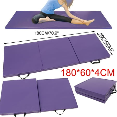71 X24 Folding Gymnastics Tumbling Mat Yoga Dance Exercise