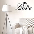 thumbnail image 1 of Unique Bargains Love Pattern Removable Peel and Stick Wall Decals Sticker Decor Home Hallway Bedroom, 1 of 7