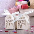 thumbnail image 5 of Pack of 50 Bird Cage Design Wedding Candy Box / Gift Boxes / Chocolate Boxes / Small Jewellery Gift Box / Candy Box with Ribbon Wedding Party Decoration, 5 of 5