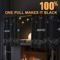 thumbnail image 3 of YOPTOP 2 Pieces 45*78in Bunk Bed Curtains Dorm Home Blackout Privacy Bed Cloth Curtain Shading Breathable Dustproof Bed Canopy with Rope and Buckles for Dorm Loft Bed Single Sleeper,b, 3 of 5