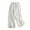 White, variant on WIZUTIZ Palazzo Pants for Women Plus Size Capris Breathable Trendy Relaxed Fit Wide Leg Pants Elastic Stretch Mid Rise Summer Pants Solid Drawstring with Pockets Sweatpants Office Travel Beige