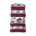 thumbnail image 2 of Rocae Buffalo Plaid Forest for Men's Basketball Jersey Lightweight and Breathable Athletic Tank Top,Quick-Drying Sports Jersey 4X-Large, 2 of 9