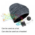 thumbnail image 2 of Bluetooth Beanie Gifts for Women Men - Winter Cap Knit Hats Mens Beanie with Bluetooth Headphones for Camping Fishing Running, 2 of 7