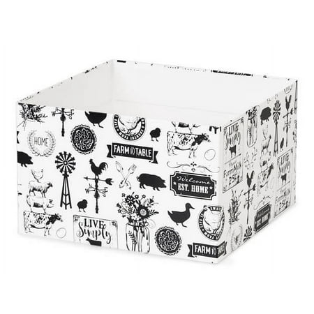 25 PK, Farmhouse Favorites Box Bases, 8 x 8 x 5" For Food Packaging