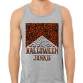 thumbnail image 2 of Halloween Junkie Bats Tank Top Unisex 2X-Large Grey, 2 of 5