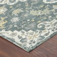 thumbnail image 3 of Addison Rugs Chantille Indoor/Outdoor Traditional Global Teal Machine Washable Rectangle Rug, 9' x 12', 3 of 8
