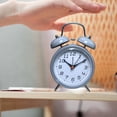 thumbnail image 3 of 15.5*2.5*6.3cm Metal Alarm Clock Children's Clock With Night Light Silent Desktop Clock, 3 of 6