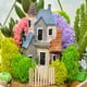thumbnail image 5 of 4 vallas de jardín en miniatura de madera natural, listones de madera sin terminar, valla decorativa para manualidades y decoración de exteriores., 5 of 8