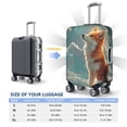 thumbnail image 6 of Daiia Starry Sky Cloud Fox Luggage Cover, Thickened Washable Travel Luggage Covers, Elastic Unique Baggage Covers for 18-20 inch Luggage-Medium, 6 of 9