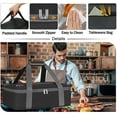 thumbnail image 3 of Youfenhome Insulated Casserole Carriers for Hot or Cold Food, Collapsible Insulated Food Carrier, Fits 9"×13" Baking Dish, Insulated Food Containers Carrier for Parties, Picnic, Travel, Black, 3 of 6
