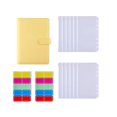 thumbnail image 1 of Carpeta de Presupuesto A6 Gloria Cuaderno de Facturas con 12 Sobres Amarillo, 1 of 8