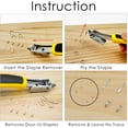 thumbnail image 4 of ABCISI Staple Remover, Heavy Duty Staple Puller, Upholstery Tool with Non-Slip Handle Industrial Staple Remover for Furniture, Floor, Carpet, Carton, Floor (3 Pack, Yellow), 4 of 7