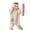 Beige(With Comb), variant on Funny Big Mouth Monster Adult Onesie Pajamas, Silly Plush One Piece Jumpsuit Sleepwear, Oversized Hooded Loungewear Outfit, Cozy Monster Costume for Adults, Family Matching Pajama Party and Home Wear