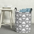 thumbnail image 3 of Laundry Basket, Skull Waterproof Laundry Hamper With Padded Handles, Clothes Hamper For Laundry, Bedroom, Dorm, Towels, Laundry Bin Easy Storage, 3 of 8