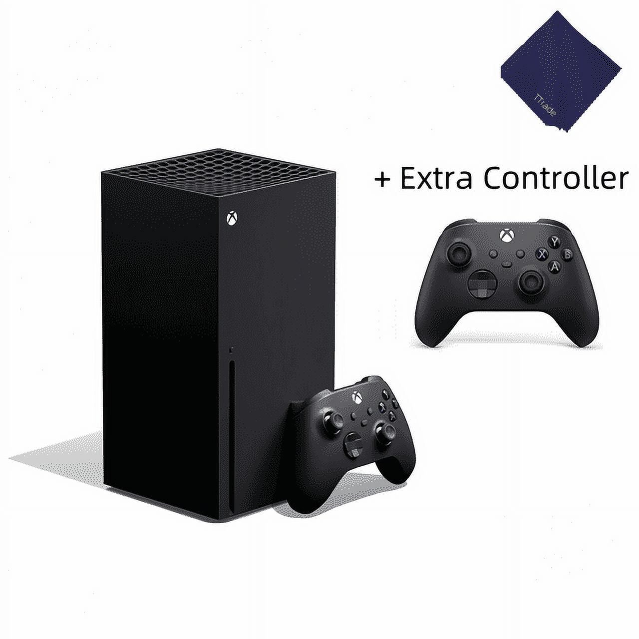 Xbox Series X 1TB Console (Black) with Extra Wireless Controller – Next-Gen Gaming Bundle
