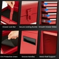 thumbnail image 5 of Costway 2 in 1 Tool Chest & Cabinet with 5 Sliding Drawers Rolling Garage Organizer Red, 5 of 9