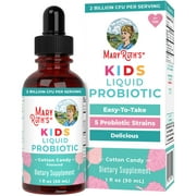 MaryRuth Organics Kids Liquid Probiotic, Gut Health & Immunity, Children's Health, Cotton Candy Flavored, 1 fl oz