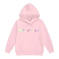 thumbnail image 4 of Girls Kids Graphic Zip Hoodie Sweatshirt for Casual Wear Comfort Knit Apparel for Girls Hoodie with Playful Print Size 12-13 Years, 4 of 6