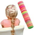 50 PCS No Damage Hairband Elastic Hair Ties Tiny Ponytail Holder Rope
