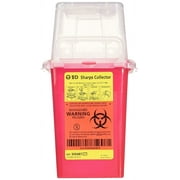 BD Phlebotomy Sharps Container, 9 x 4 x 4 Inch, 1.5 Quart, 1 Count