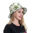 thumbnail image 4 of Yiaed St Patrick's Day3 Print Reflective Stripe Bucket Hat Unisex Funny Outdoor Fisherman Cap Beach Sun Hat, 4 of 5