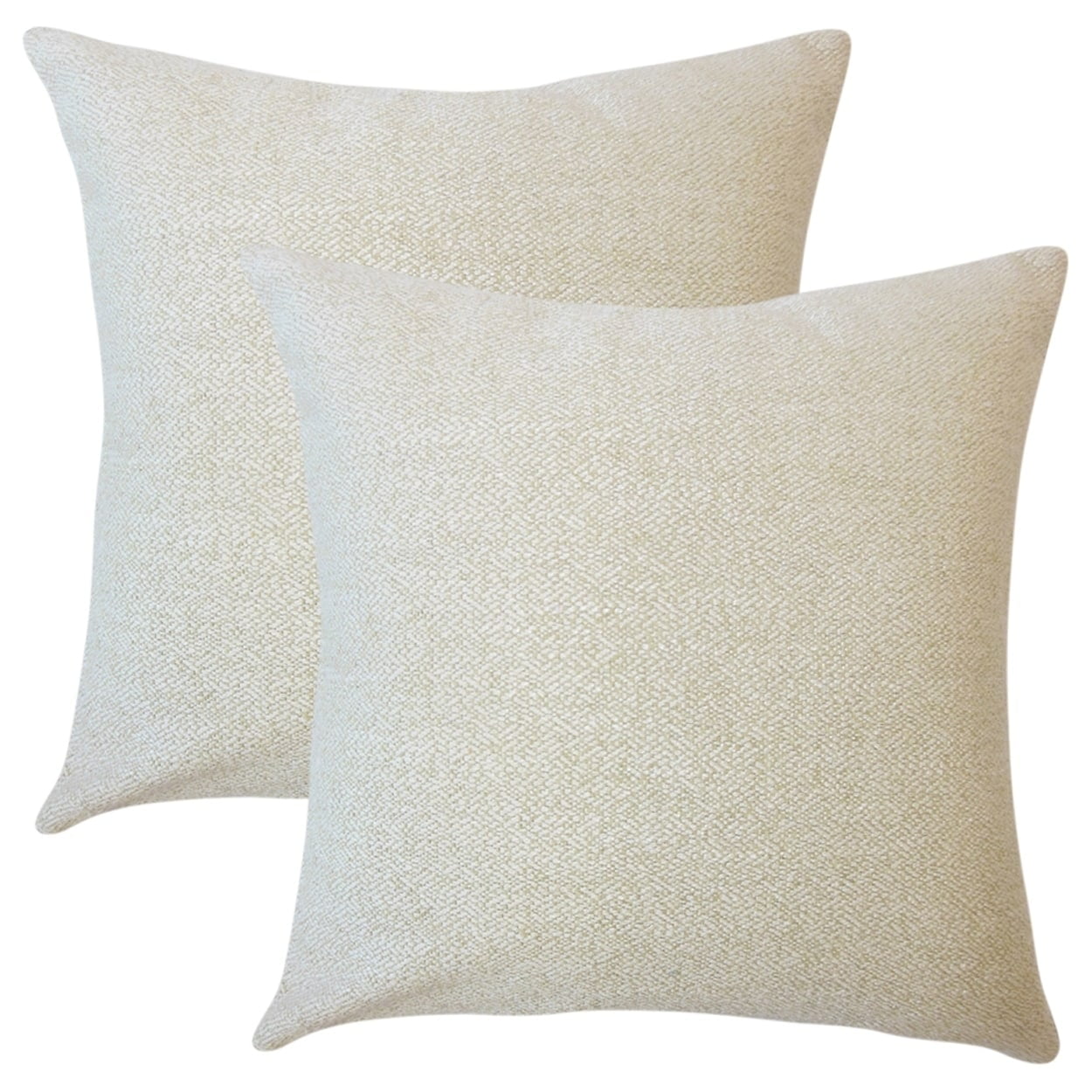 The Pillow Collection Set of 2 Winslow Solid Throw Pillows in Celadon