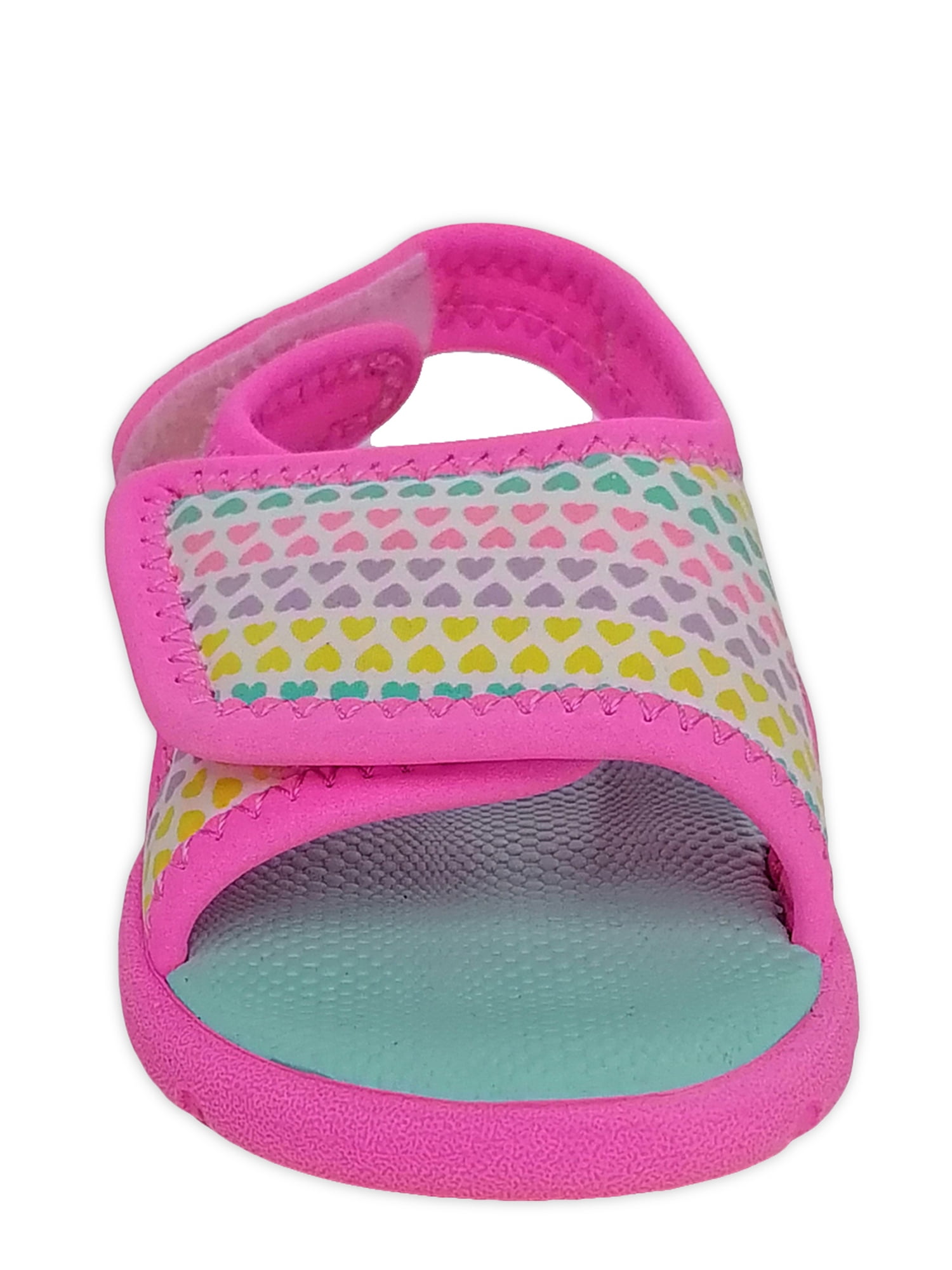 Wonder Nation Beach Sling Hearts Sport Sandal (Infant Girls)