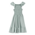 thumbnail image 5 of Girls Dresses Girls Princess Dress Girls Summer Dresses Smocked Sleeveless With Pockets, 5 of 6