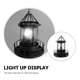 thumbnail image 2 of 1 lámpara LED solar giratoria decorativa para exteriores (negra), 2 of 7