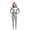 A-White21, variant on Girls Iridescent Metallic Unitard Long Sleeve Color Block Bodysuit Athletic Performance Unitards