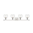 thumbnail image 2 of Innovations Lighting  Athens - 4 Light 36" Bath Vanity Light - 6" Shade Clear/White and Polished Chrome Finish, 2 of 5