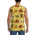 thumbnail image 4 of Goofa Forest Guard Printed Men's Sleeveless T-Shirt - Athletic Gym Workout Tank Top for Men - Moisture-Wicking, UPF 30+ Quick-Dry Muscle Tee-Medium, 4 of 8