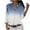 Blue, variant on DianGeFu Womens Tops Long Sleeve Up to 65% Off,Women's Long Sleeved Regular Casual Orange Series Printed Lapel Button Up Shirt,Blue,XXL
