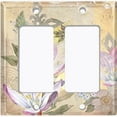 thumbnail image 6 of Metal Light Switch Plate Cover Floral Nature Postcard Newspaper Damask FLW090, 6 of 13