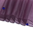 thumbnail image 5 of mds Pack of 10 Organza Chair Sash Bow Sashes for Wedding Decoration -Plum, 5 of 7