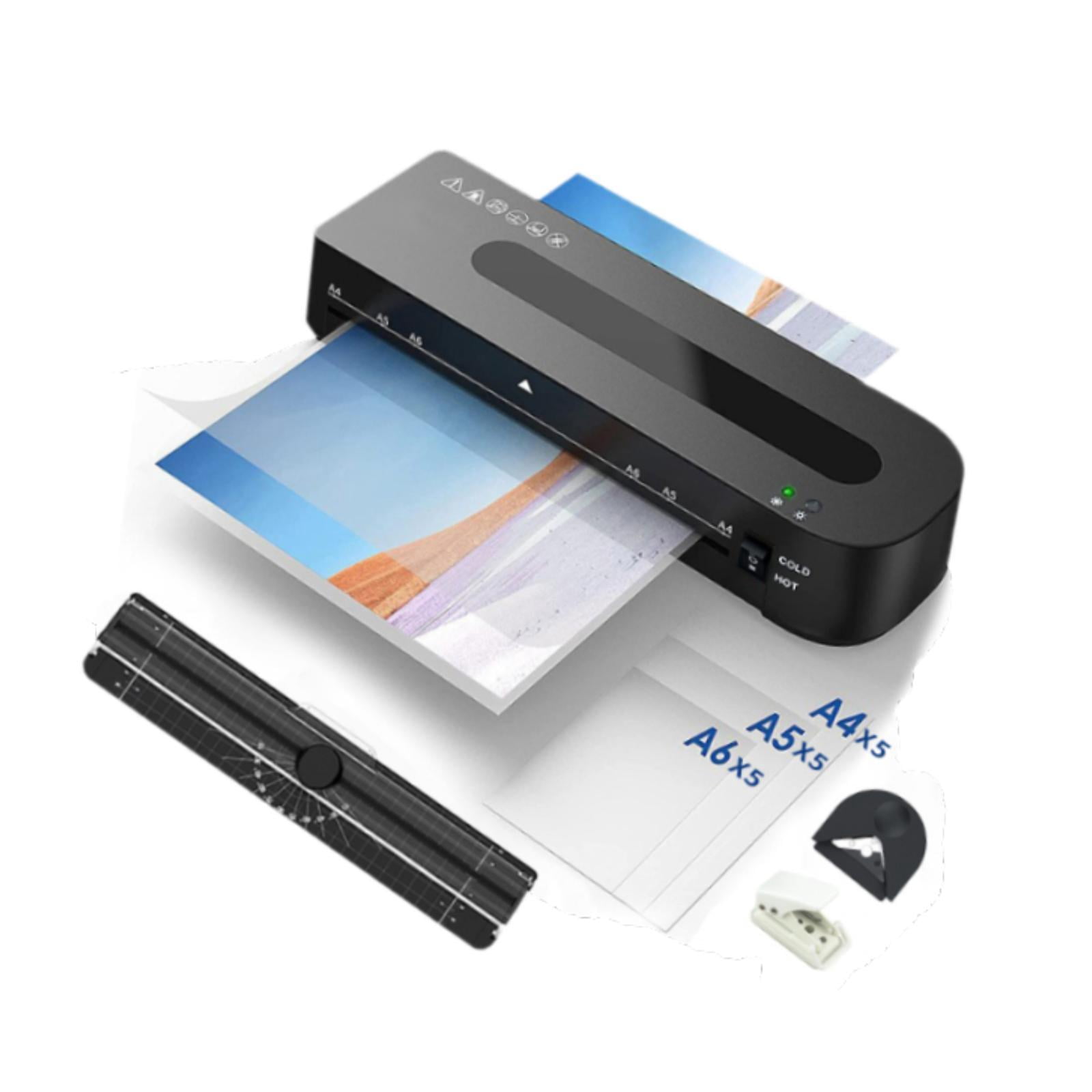 koolsoo Laminator Machine with Paper Trimmer,Cold Thermal Laminator,12.6inch 120S Warm up Personal Laminate Machine for Home School