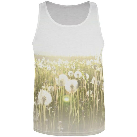 Field Of Wishes Dandelions All Over Mens Tank Top Multi MD