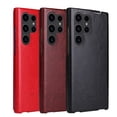 thumbnail image 3 of Flip Leather Case for Samsung Galaxy S25 Ultra - Top & Bottom Opening Design - Full Protection - Multiple Color Options (Black,for Galaxy S25 Ultra), 3 of 6