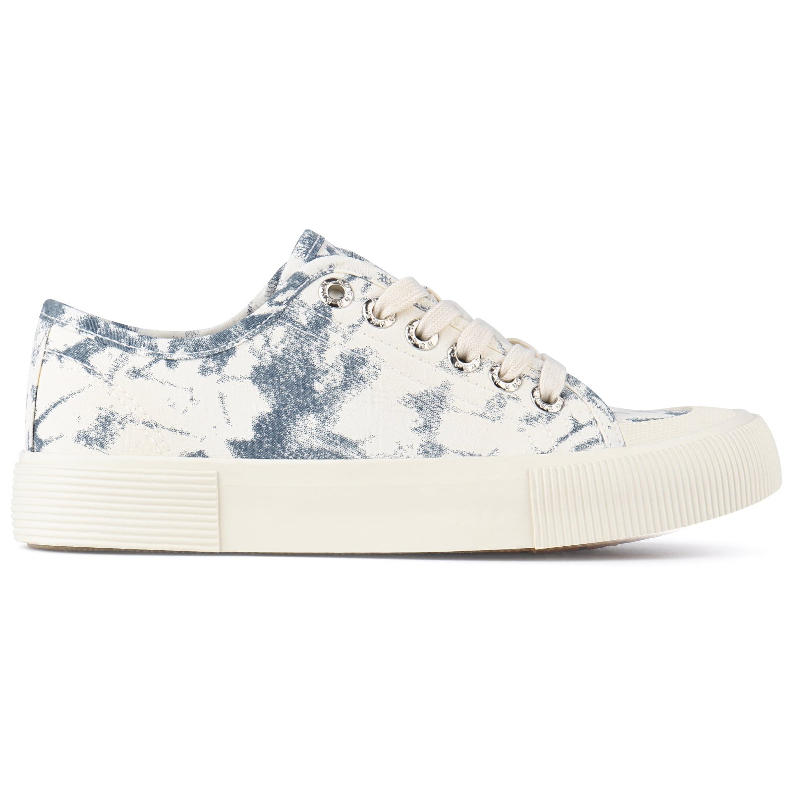 JENN ARDOR Women's Canvas Fashion Sneakers Comfortable Low Top Lace Up Comfortable Casual Shoes Walking Flats