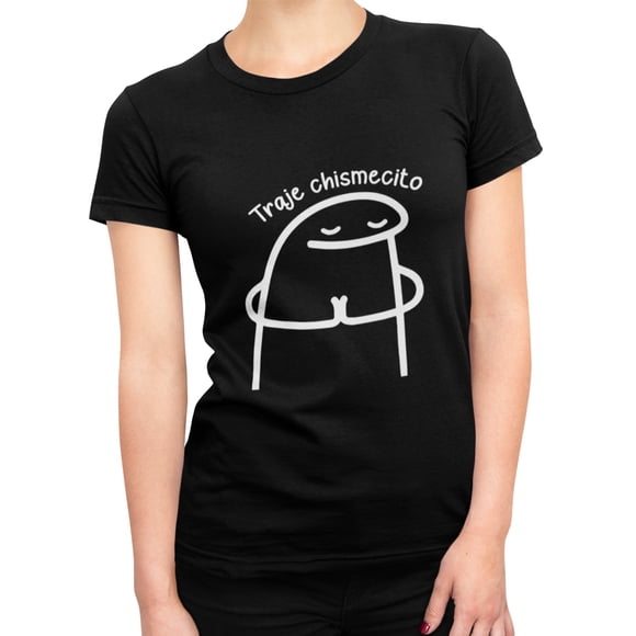 Playera Traje Chismesito Meme Gracioso Dama 100% Algodón Once Playera manga corta