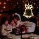 thumbnail image 4 of Cadena de luces LED navideñas de 5 piezas, lámpara con ventosa para ventana, 4 of 5