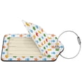 thumbnail image 2 of Fuzoiu Undersea Animals Print Premium Leather Luggage Tag,Travel Accessory,Luggage Tag for Suitcase Baggage Handbag Travel Bag,Name Card & Privacy Cover-4 PCS, 2 of 5