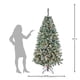 thumbnail image 3 of Árbol de Navidad Naviplastic Vermont color Verde nevado de 220 cm con 300 luces led cálidas, 3 of 3