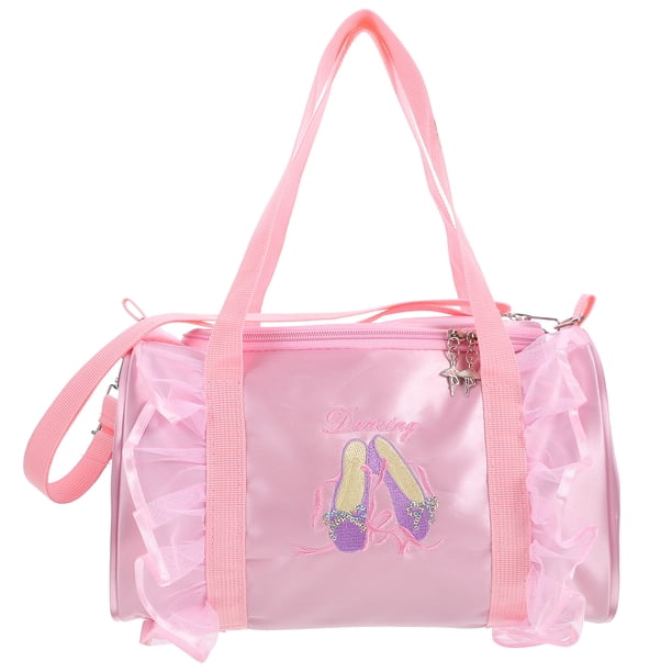 ColoMX Bolsa de baile para niñas, bolsa de gimnasia, bolsa de ballet deportiva, bolsa de viaje para transporte de danza para niñas