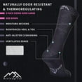 thumbnail image 2 of Merino.tech Merino Wool Hiking Socks for Men and Women 𝗖𝗿𝗲𝘄 Socks (Charcoal Grey pack of 6, 3-5), 2 of 8