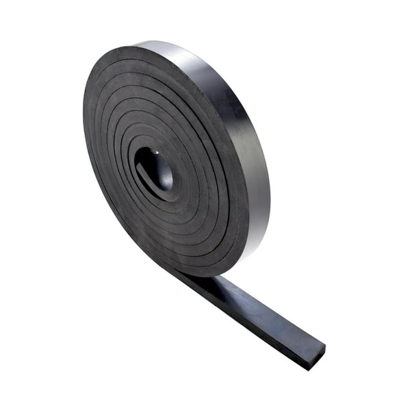 Tiras de goma TEKDOE de neopreno de 1,3 cm de grosor, 2,5 cm de ancho y 3,7 m de largo