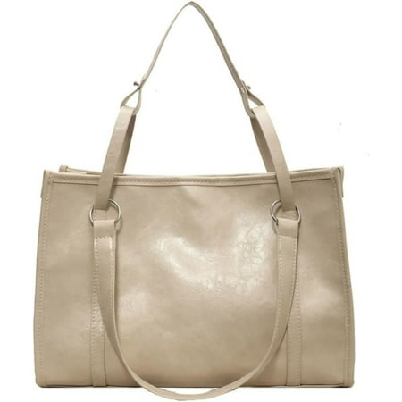 CoCoMangos Womens Vintage Shoulder Bags Vegan Leather Crossbody Bag Large Tote Purse Handbag Top Handle Satchel Work