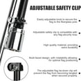 thumbnail image 4 of 2 Set of Feather Flag Pole Kit, Aluminium Alloy Fiberglass Banner Flagpole Kit with Ground Spikes Swooper Feather Outdoor Flag Pole for Business Advertising School Sporting Events, 4 of 7